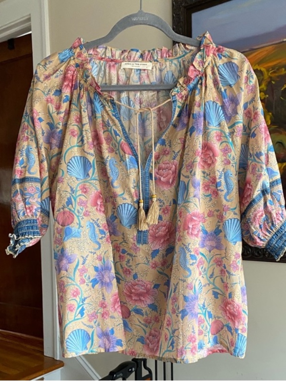 SPELL SEASHELL BLOUSE
